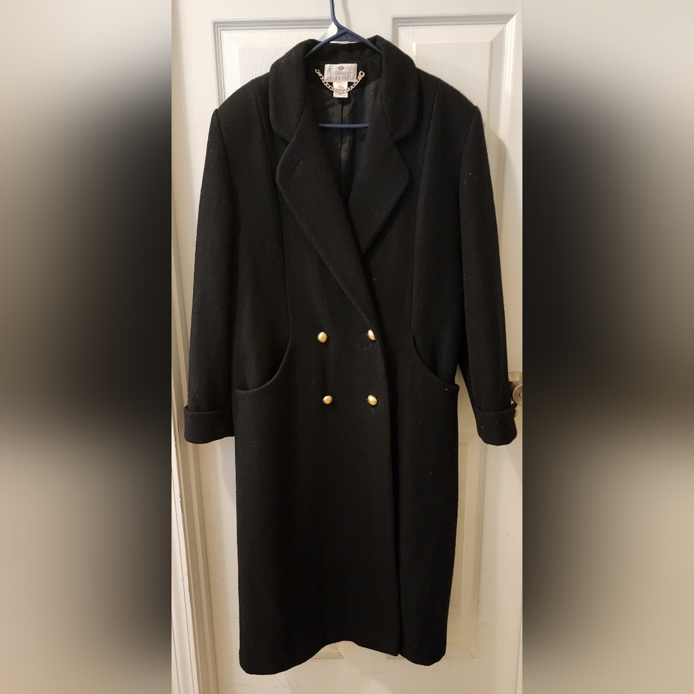 Worhington Long Black Coat